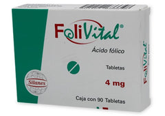 Folivital 4Mg Tabs 90
