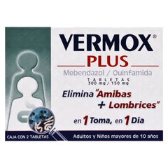 Vermox Plus 300/150 Mg C/2
