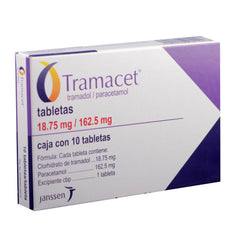 Tramacet T 10 18.75Mg/162.5Mg