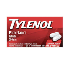 Tylenol Caplets 500 Mg Tab 10
