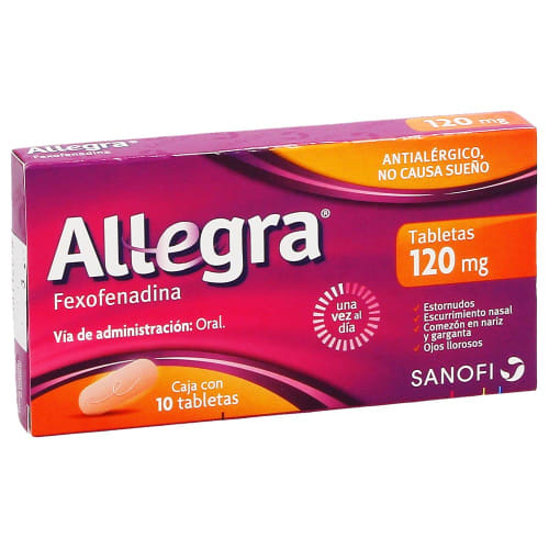 Allegra 120Mg Cpr 10 0244