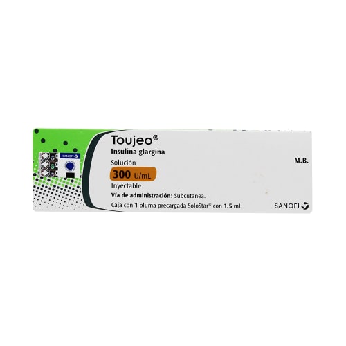 Toujeo 300U 1.5 Ml Sol Iny Plu