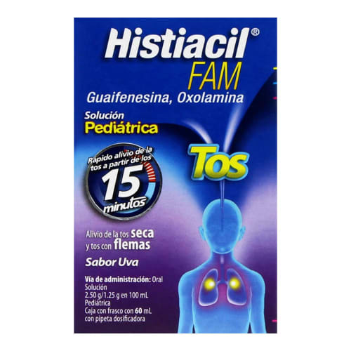 Histiacil Fam Ped Gotas Uva 60
