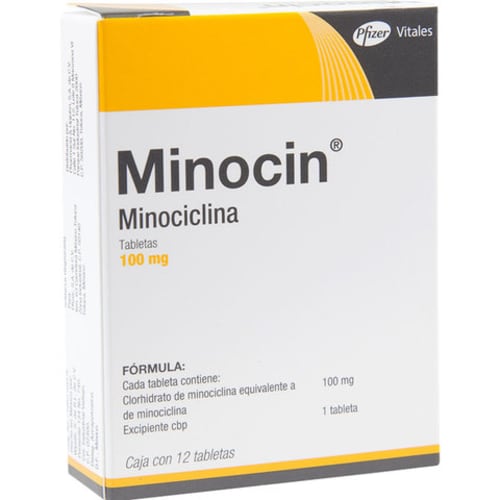 Minocin 100 Mg  Tab C/12