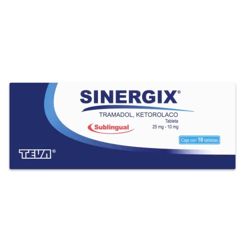 Sinergix Sublingual 25 10Mg Ta