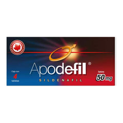 Apodefil 50mg C/4 Tab