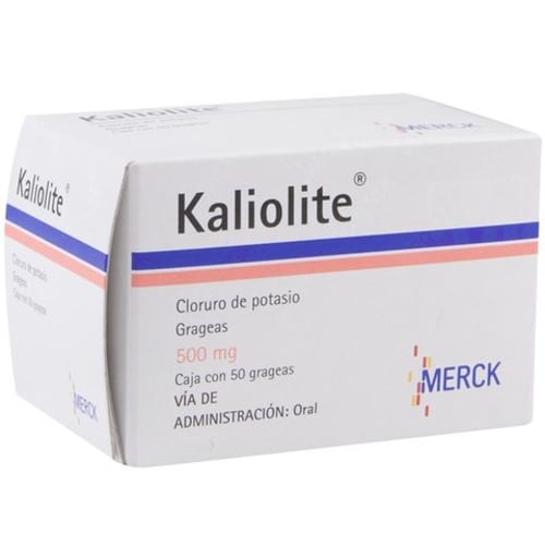 Kaliolite 500 Mg C 50 Grag