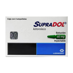 Supradol 60 Mg Sol/Iny Amp C/3
