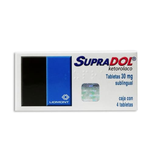 Supradol Sublin 30Mg Tab C/4