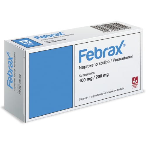 Febrax 100/200 Mg Sups 5