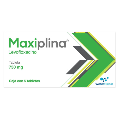 Maxiplina 750Mg C 5 Tabs