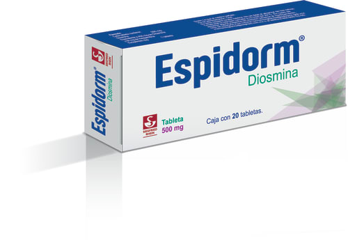 Espidorm 500 Mg 20 Tab
