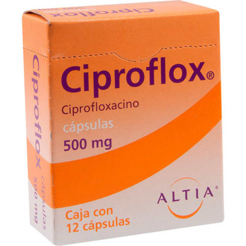 Ciproflox 500 Mg C/12 Cap