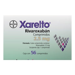Xarelto 2.5 Mg Cpr 56