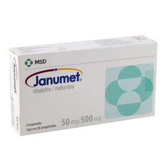 Janumet 50/500 Mg Cpr Recub 28
