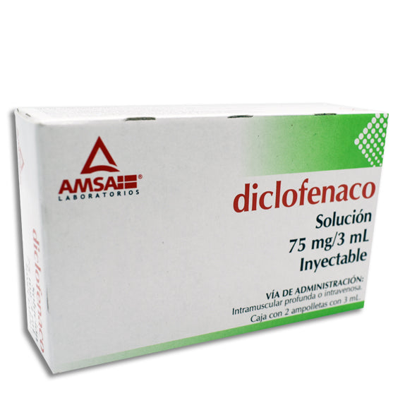 Diclofenaco 75mg/3ml Sol Iny 2