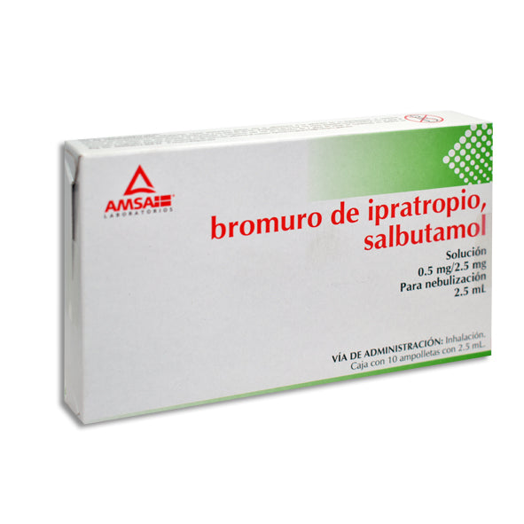 Bromuro Ipratrop Sal2.5m 10amp