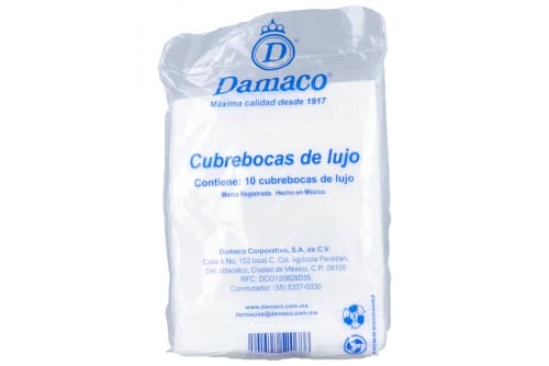 Cubreboca De Lujo Pzas 10