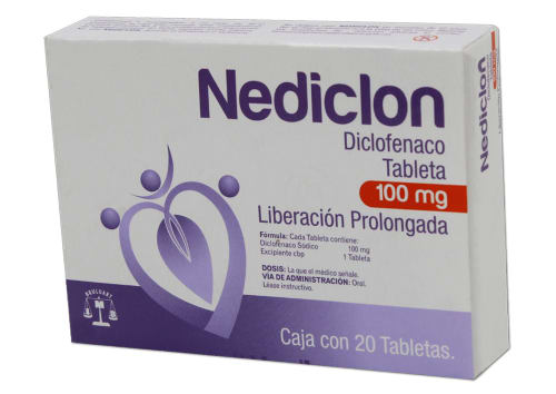 Nediclon 100 Mg C/20 Grag Brul