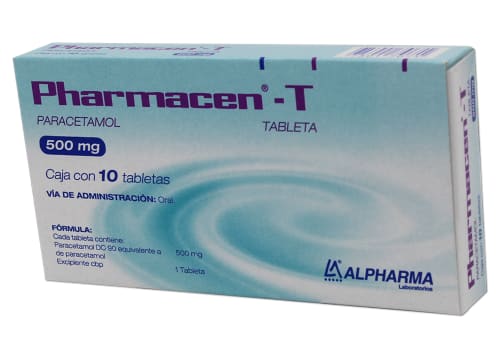 Pharmacen-t 500c/10t Paracetam