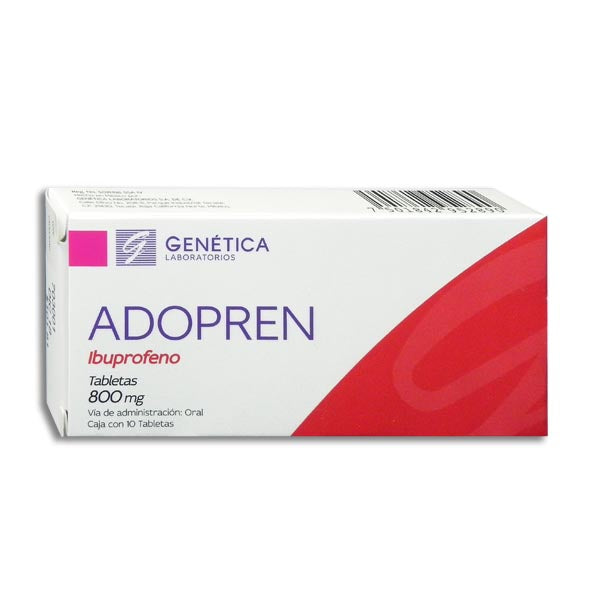 Adopren 800 C/10tab Ibuprofeno