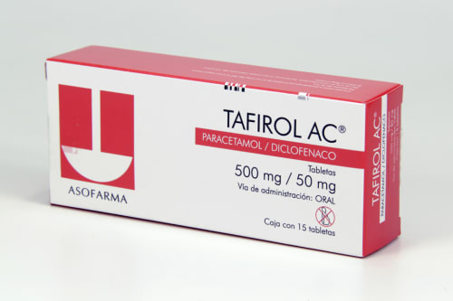 Tafirol-Ac 500/50 Mg Tab 15