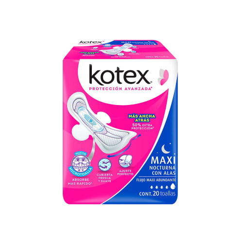 Toalla Kotex Maxi Dia Noche20S