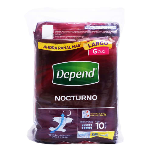 Calz Depend Plenitud Noc Gde C