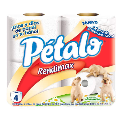 Papel Hig Petalo Rmax  C/4