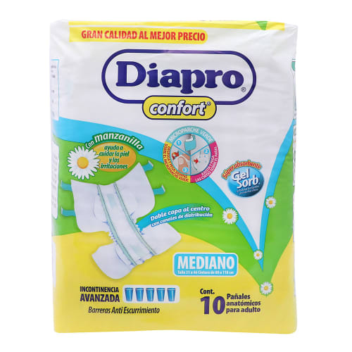 Panal Diapro Basic Ad Med 8 Pz