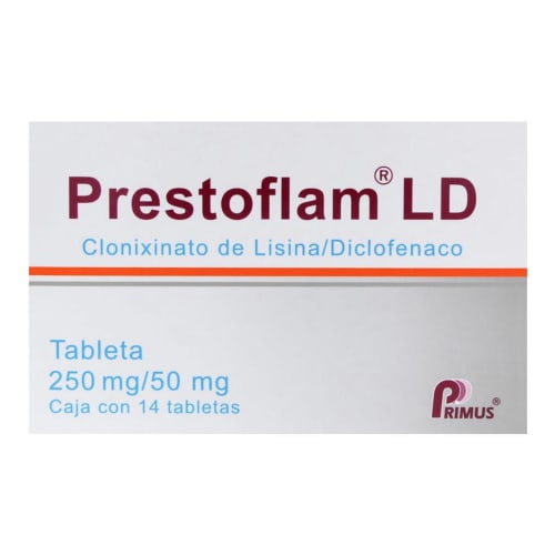 Prestoflam Ld250/50Mg Tab 14