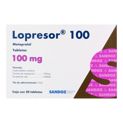 Lopresor 100 Mg Grag 20