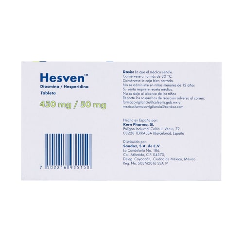 Hesven 450 50Mg Tab 20