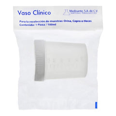 Vaso Plast P/Muestra 100Ml