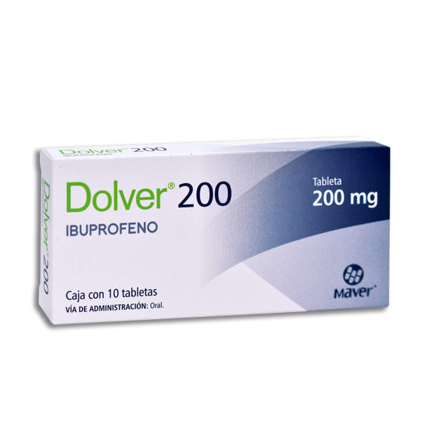 Dolver 200mg C/10t Ibuprofen