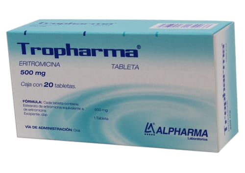 Tropharma 500 C/20t Eritromici