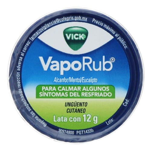 Vick Vaporub Lata 12 Grs