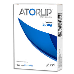 Atorlip 20mg C/10tab Atorvasta