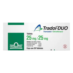 Tradol-Duo 25/25Mg 20 Tab